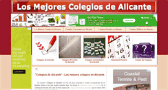 Desktop Screenshot of colegiosdealicante.com